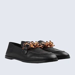 NWOT See by Chloé black leather loafers US 7.5/ EU 38